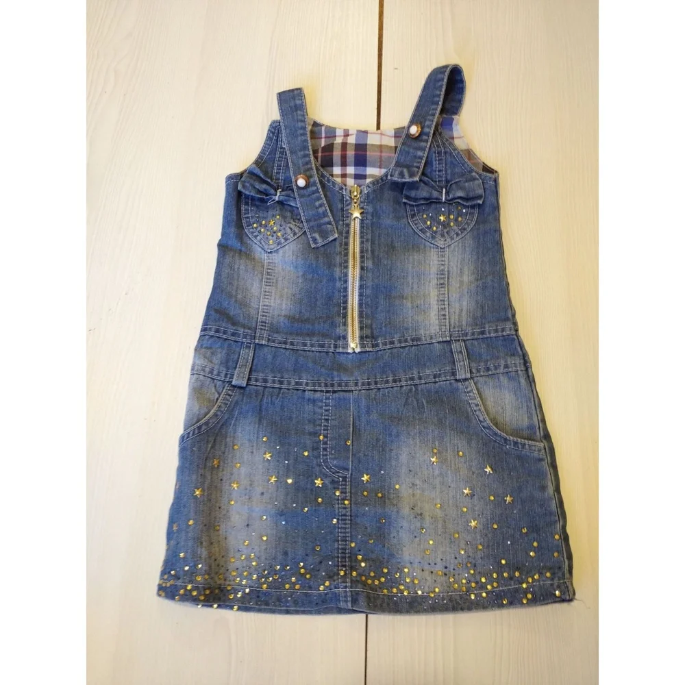 Overall Dress Girls' Blue